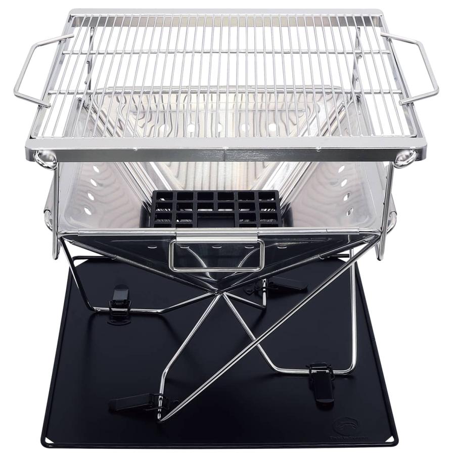 Field to Summit ボンファイアLL OFBBFLL 焚き火台 グリル ポータブル 3段階高さ調整 ステンレス BBQ キャンプ コンロ 折りたたみ コンパクト 収納バッグ | Field to Summit | 02