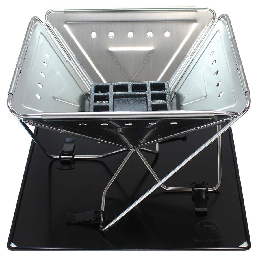 Field to Summit ボンファイアM 焚き火台 グリル ポータブル 3