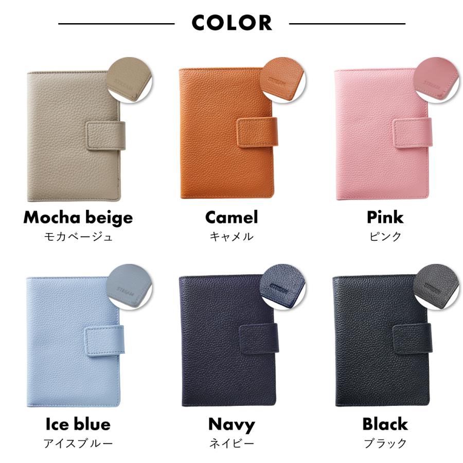 STREAM カードケース 二つ折り メンズ レディース 大容量 本革