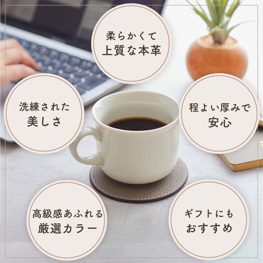 enokio コースター 本革 シュリンクレザー シンプル おしゃれ enokio コースター 本革 シュリンクレザー シンプル おしゃれ