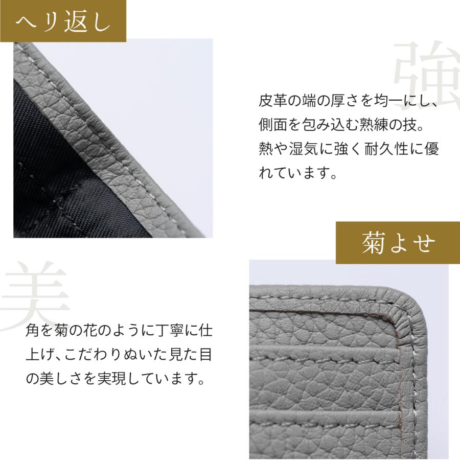 eko-naさま専用【美しい本革　希少】　ミニ折財布　オリーブ　刻印　ミニマル eko-naさま専用【美しい本革 希少】 ミニ折財布 オリーブ 刻印