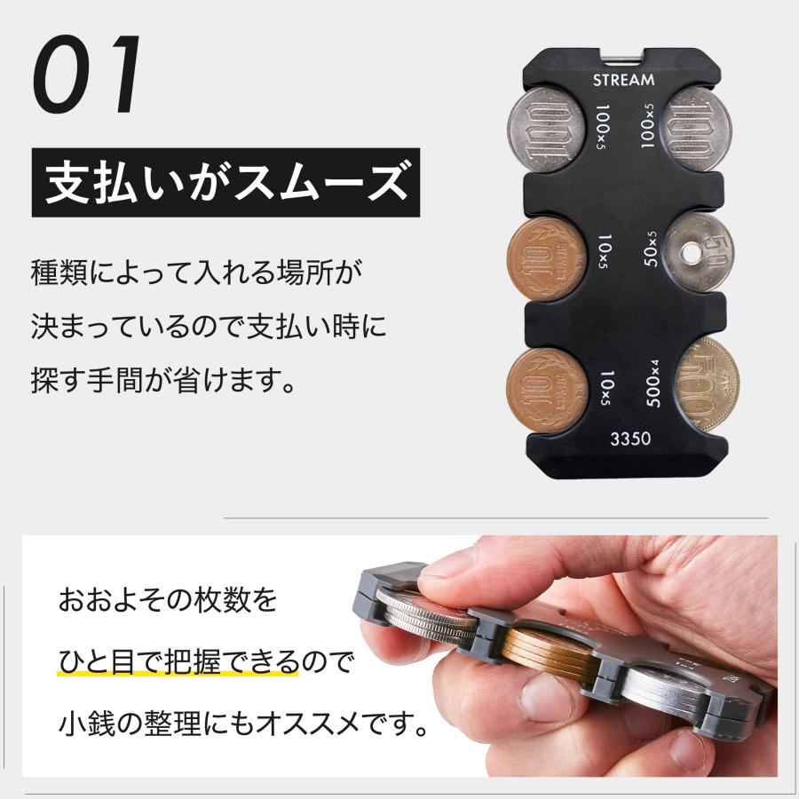 STREAM コインホルダー2 コインケース 財布 小銭入れ コイン収納 STREAM コインホルダー2 コインケース 財布 小銭入れ コイン収納