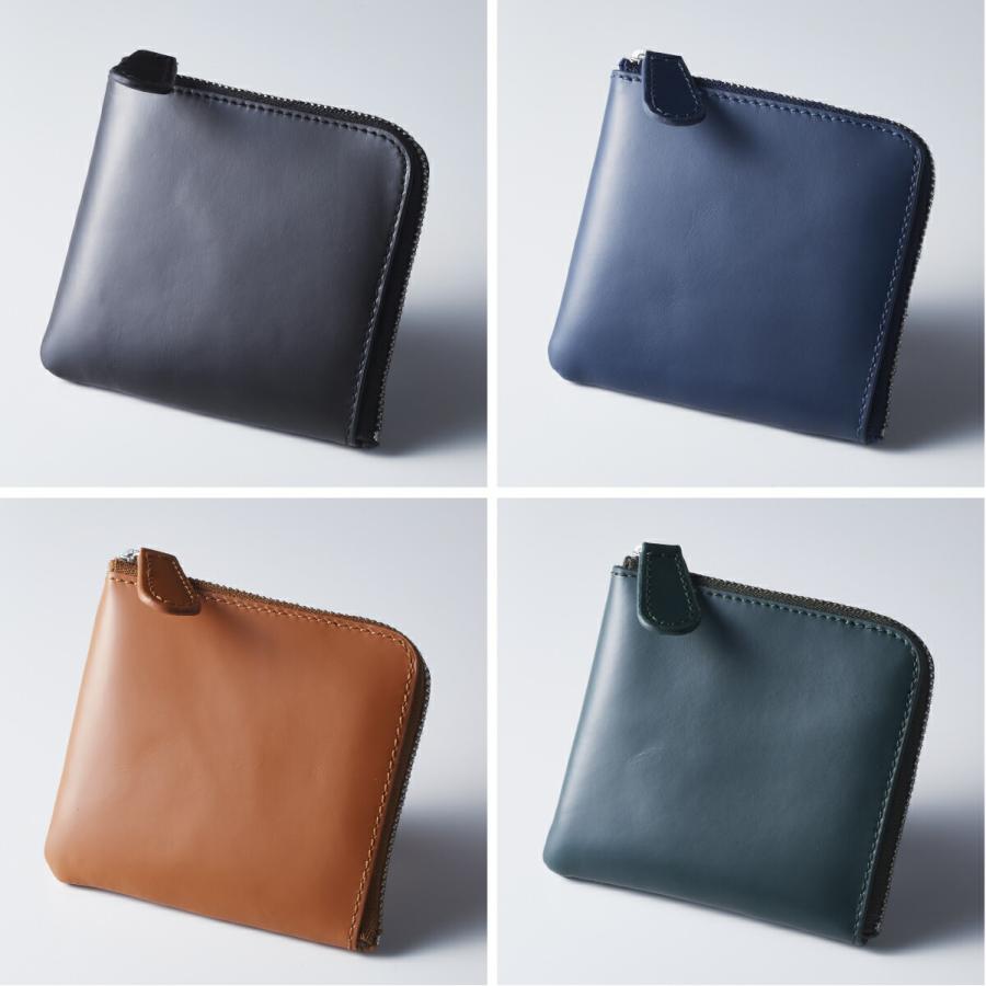 Barberini 財布 メンズ 本革 ミニ財布 L字ファスナー コンパクト