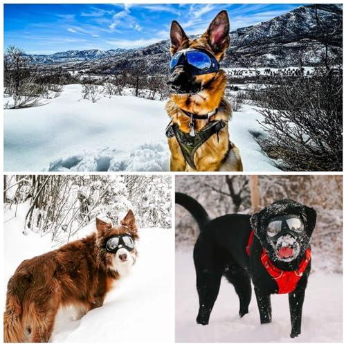 Namsan 犬のサングラス-大型犬のゴーグル防風UVカット鼻が長い犬用ゴーグル、柔｜sta-works｜05