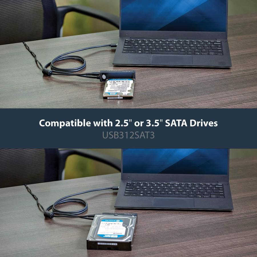 StarTech.com SATA - USB 変換ケーブルアダプタ 2.5/3.5インチドライブ対応 USB｜sta-works｜02