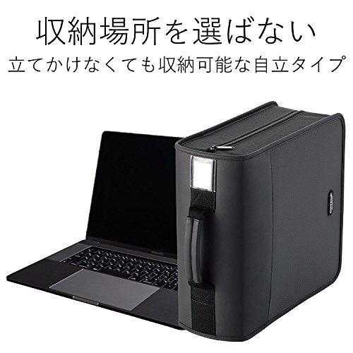 エレコム DVD CDケース ウォレット ファスナー付 320枚収納 CCD-SS320BK｜sta-works｜05