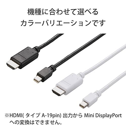 エレコム Mini DisplayPort (オス) - HDMI (オス) 変換ケーブル 2m ブラック AD-｜sta-works｜07