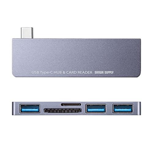 サンワサプライ USB Type-Cハブ（カードリーダー付き） USB-3TCHC18GY｜sta-works｜05