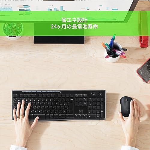 ロジクール ワイヤレスキーボード K270 ワイヤレス キーボード 無線 薄型 テンキ｜sta-works｜06