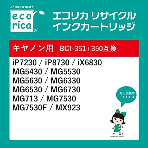 エコリカ キヤノン BCI-351+350/5MP対応リサイクルインク 5色パック ECI-C351-5P｜sta-works｜02