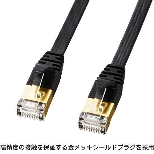 サンワサプライ LANケーブル CAT7 ウルトラフラット (1m) 10Gbps/600MHz ギガビ｜sta-works｜06