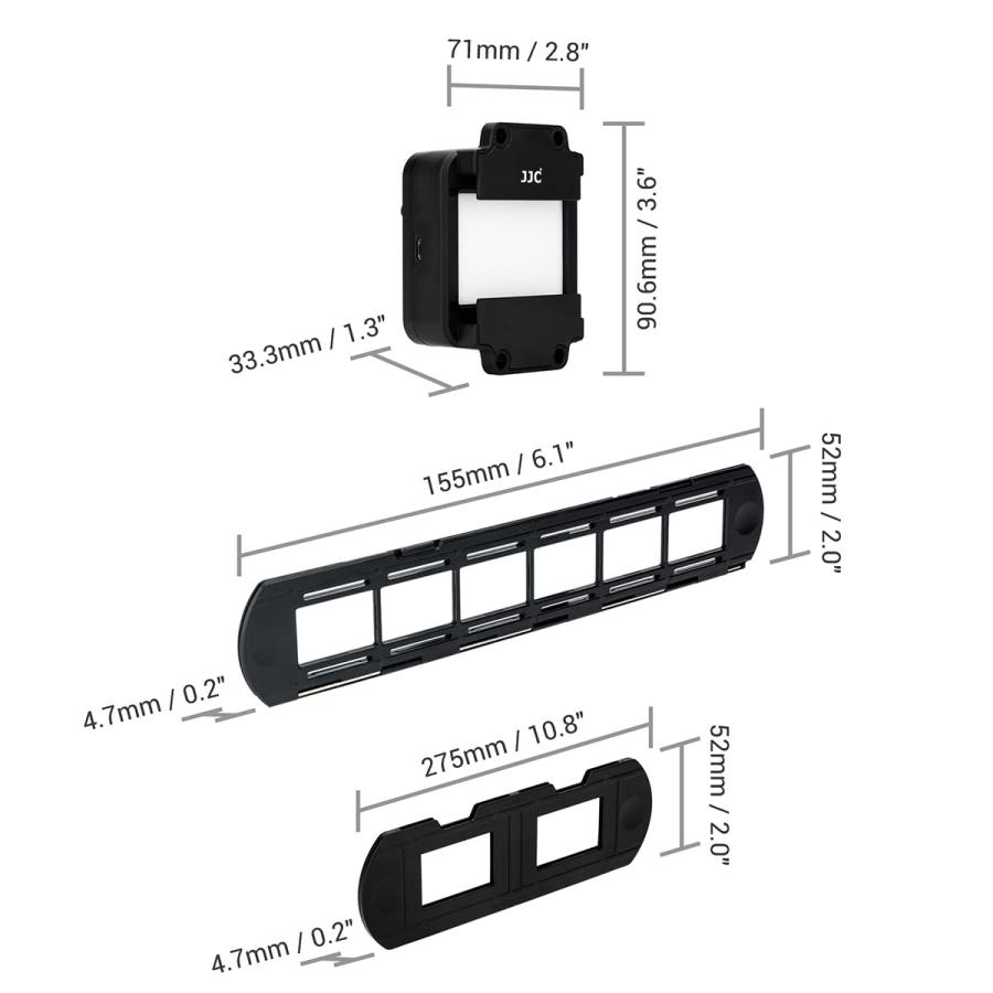 JJC 35mm フィルムデジタイズ配光アダプターセット 35mmフィルム ネガデジタル L｜sta-works｜08