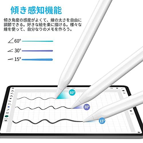 【2022 タッチペン ipad ペンシル WINWILL極細 超高感度 電量表示 誤on/off防止｜sta-works｜05