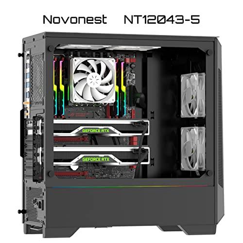 Novonest PCケースファン 120mm 静音 3PINコネクタ pc パーツ 冷却ファン 12cm｜sta-works｜07