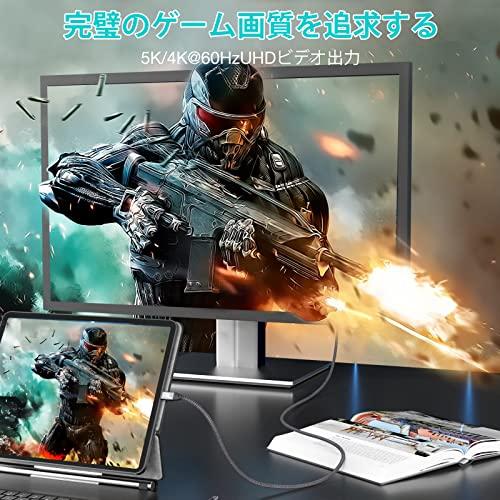 Type C to Type C USB 3.2 ケーブル 1.0m【20Gbps転送 240W急速充電 4K@60Hz映像｜sta-works｜03