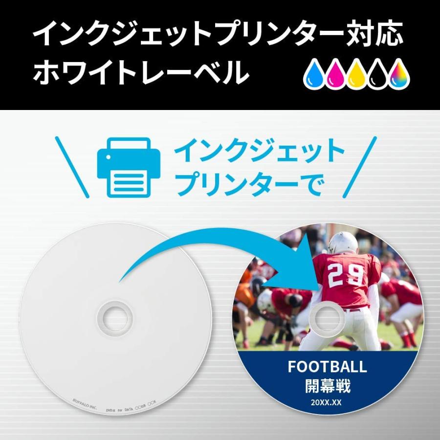 【Amazon.co.jp限定】 バッファロー DVD-R 1回録画用 4.7GB 50枚 スピンドル CPR｜sta-works｜05