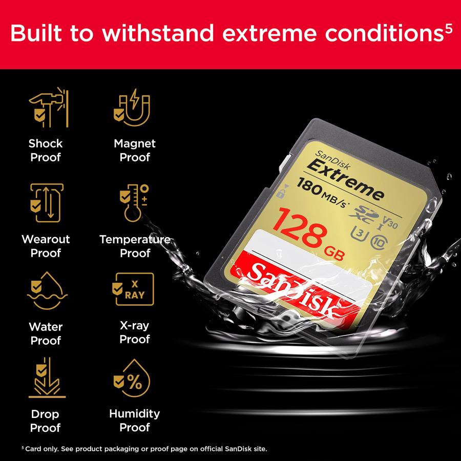 SanDisk (サンディスク) 128GB Extreme (エクストリーム) SDXC UHS-I メモリーカ｜sta-works｜05