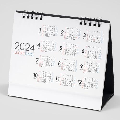 ムトウユニパック MU-103 LUCKY DAYS 2024年 カレンダー 卓上 シンプル 実用的 B｜sta-works｜06