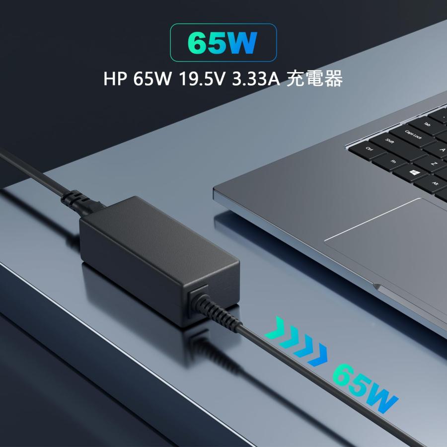 HP ACアダプター 65w 互換品 ノートパソコン 充電器【PSE規格】電源