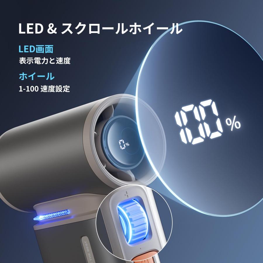 JISULIFE 2 in 1 多機能 ハンディファン 小型扇風機 電動エアダスター