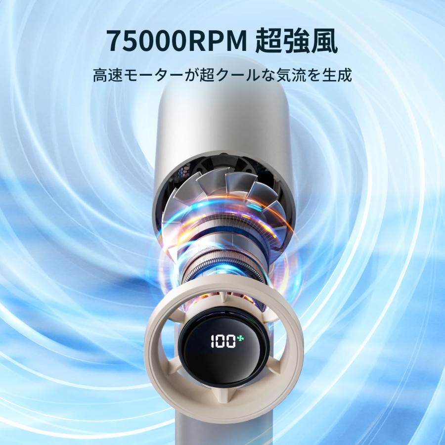 JISULIFE 2 in 1 多機能 ハンディファン 小型扇風機 電動エアダスター