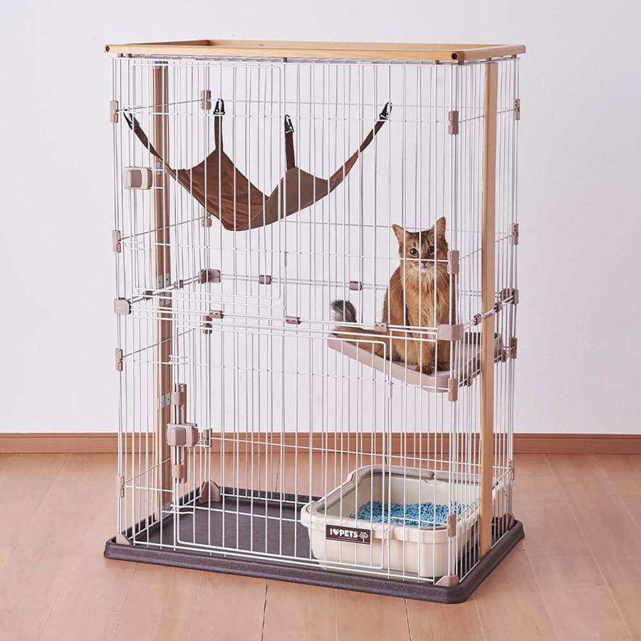 ボンビアルコン (Bonbi) ウッドワンサークル キャット 2段タイプ