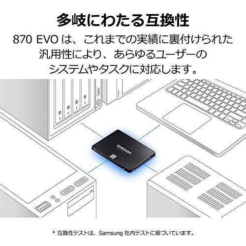 Samsung 870 EVO 4TB SATA 2.5インチ 内蔵 SSD MZ-77E4T0B/EC 国内正規保証品_4