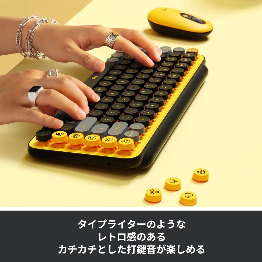Logicool(ロジクール) POP KEYS K730YL メカニカル ワイヤレス