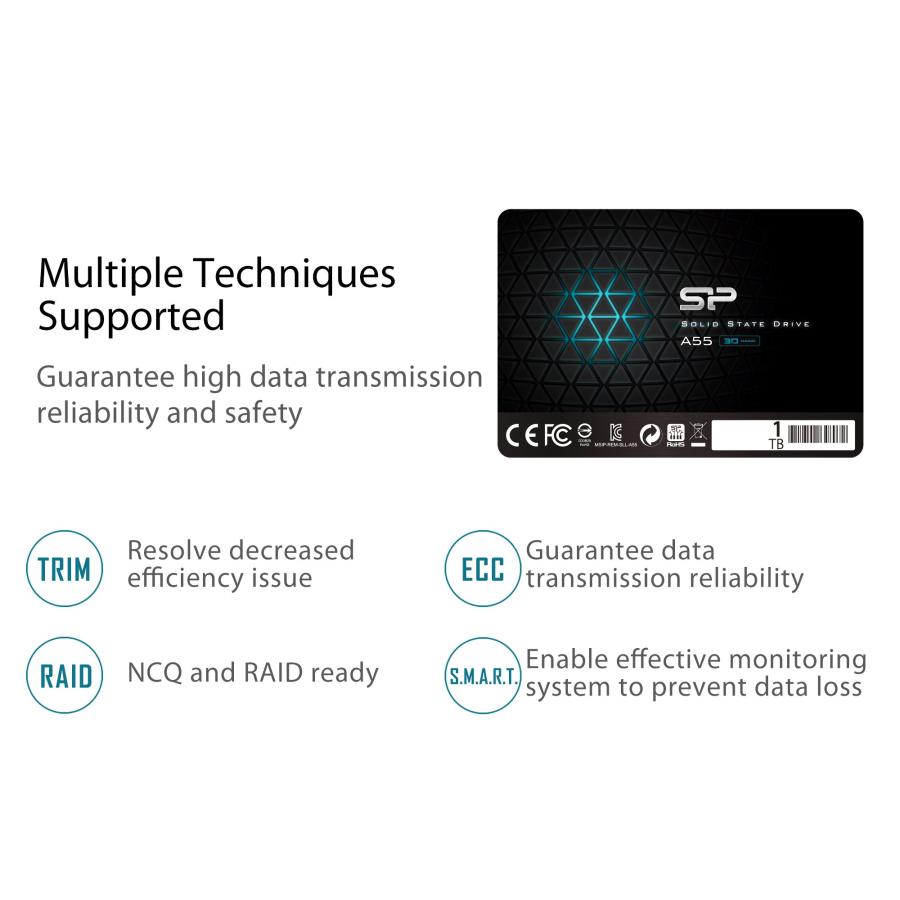 シリコンパワー SSD 1TB 3D NAND採用 SATA3 6Gb/s 2.5インチ 7mm PS4