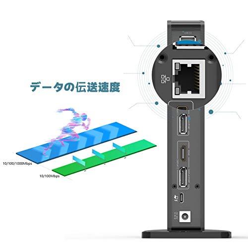 WAVLINK 縦置きUSB-C ユニバーサルドッキングステーション PD 65W