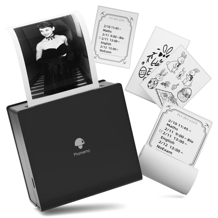 Phomemo M02 スマホ対応 ミニプリター サーマルプリンター モバイル
