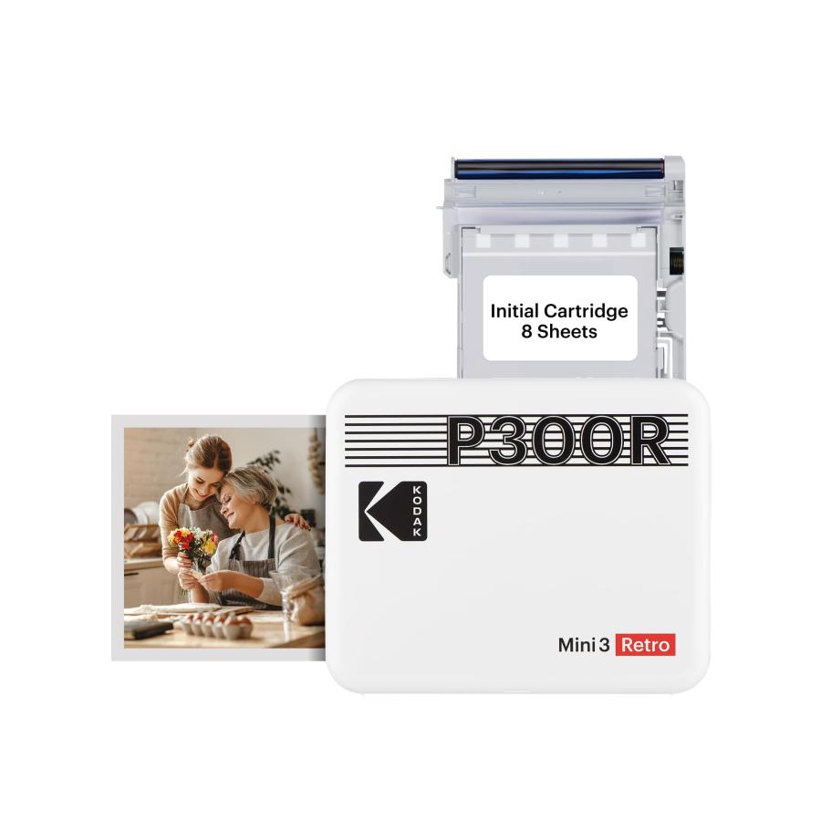 コダック KODAK Mini 3 レトロ 4PASS ポータブルフォトプリンター(7.6