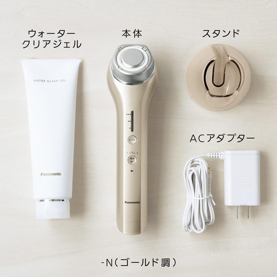 パナソニック 美顔器 RF(ラジオ波) 海外対応 コードレス ゴールド調 EH-SR74-Nの画像