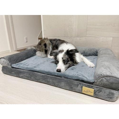 bingopaw 大型犬用ベッド クッション 洗える L ペットソファーベッド