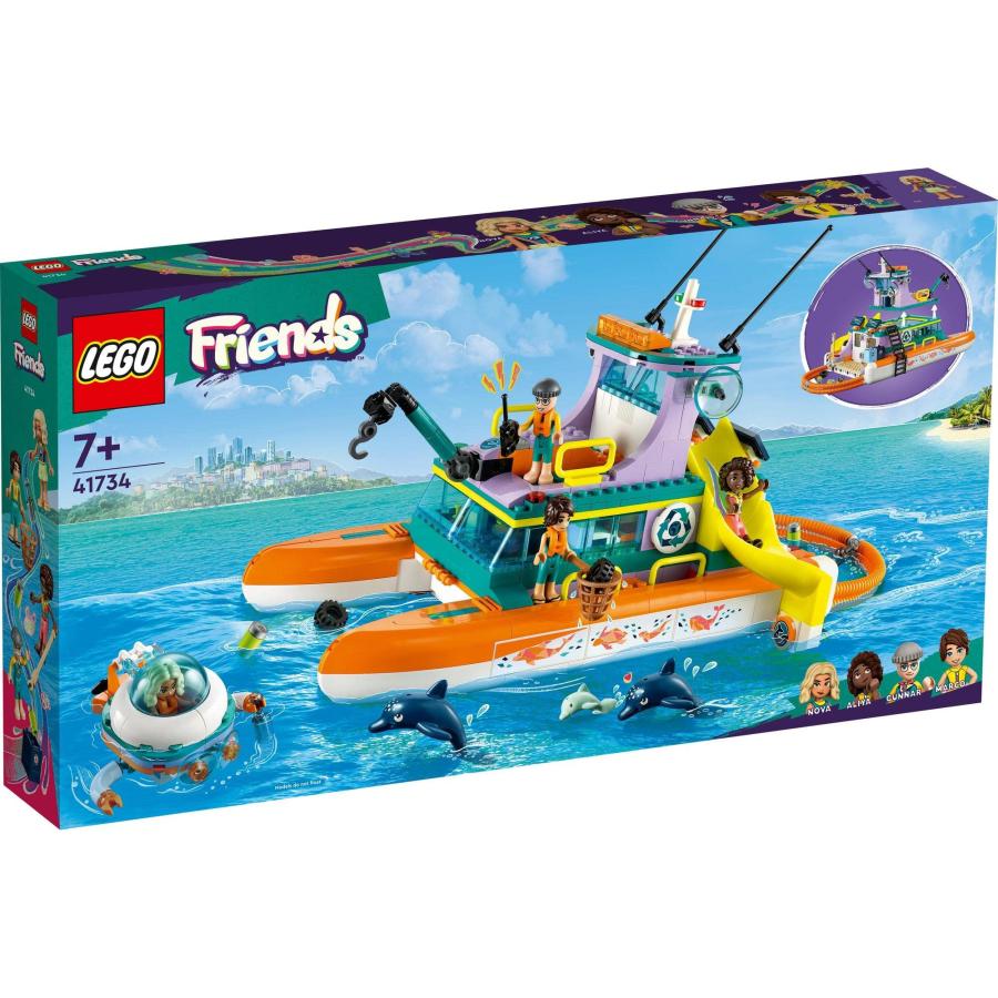 レゴ(LEGO) フレンズ 海上レスキューボート 41734 おもちゃ ブロック プレゼントの画像
