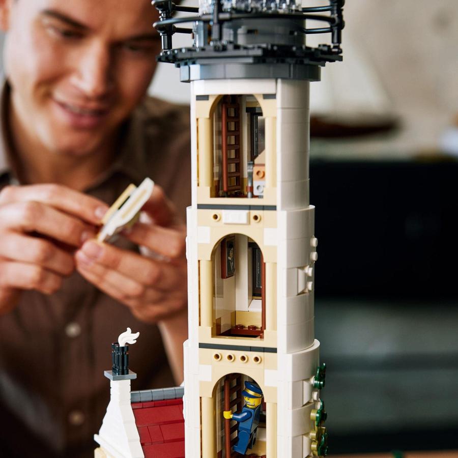 レゴ(LEGO) アイデア 灯台 (モーター付き) おもちゃ 玩具 プレゼント 誕生日 ブ