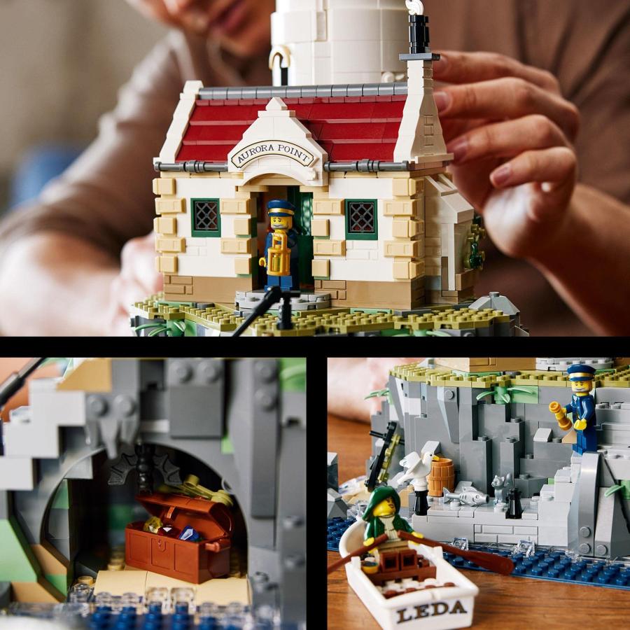 レゴ(LEGO) アイデア 灯台 (モーター付き) おもちゃ 玩具 プレゼント 誕生日 ブ
