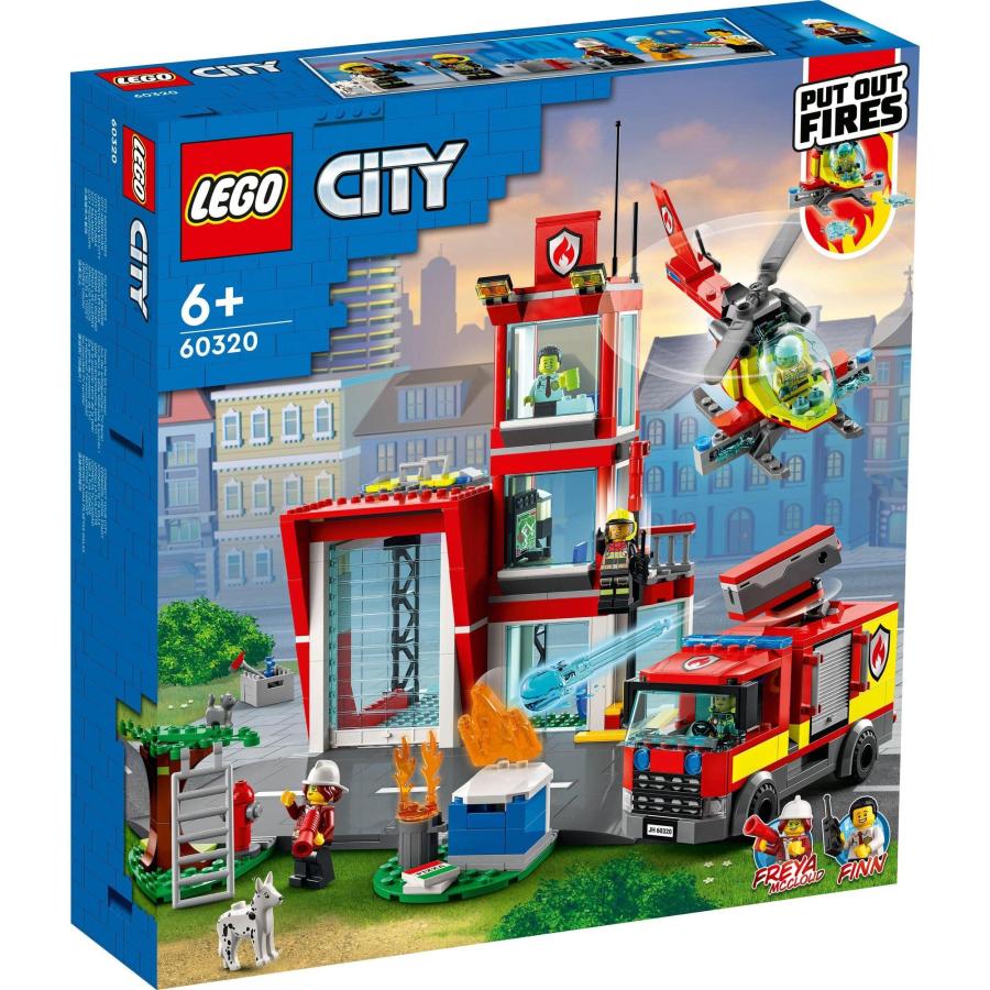 レゴ(LEGO) シティ 消防署 60320 おもちゃ ブロック プレゼント 消防 しょうぼう_1
