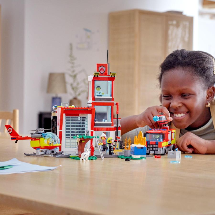 レゴ(LEGO) シティ 消防署 60320 おもちゃ ブロック プレゼント 消防 しょうぼう_7