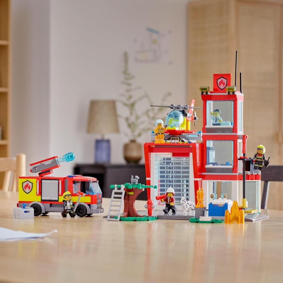 レゴ(LEGO) シティ 消防署 60320 おもちゃ ブロック プレゼント 消防 しょうぼう_8