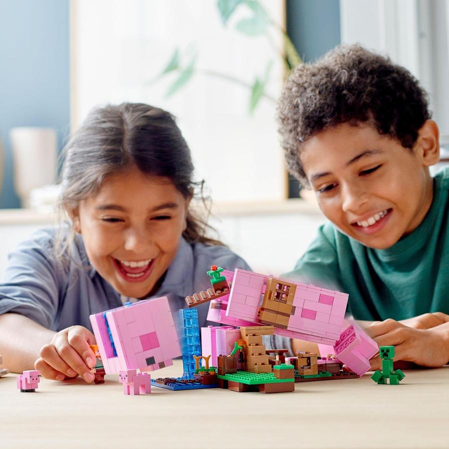 レゴ(LEGO) マインクラフト ブタのおうち 21170 おもちゃ ブロック クリスマスプの画像