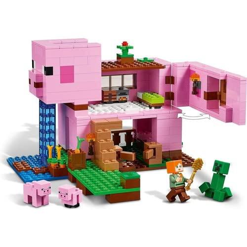 レゴ(LEGO) マインクラフト ブタのおうち 21170 おもちゃ ブロック クリスマスプの画像
