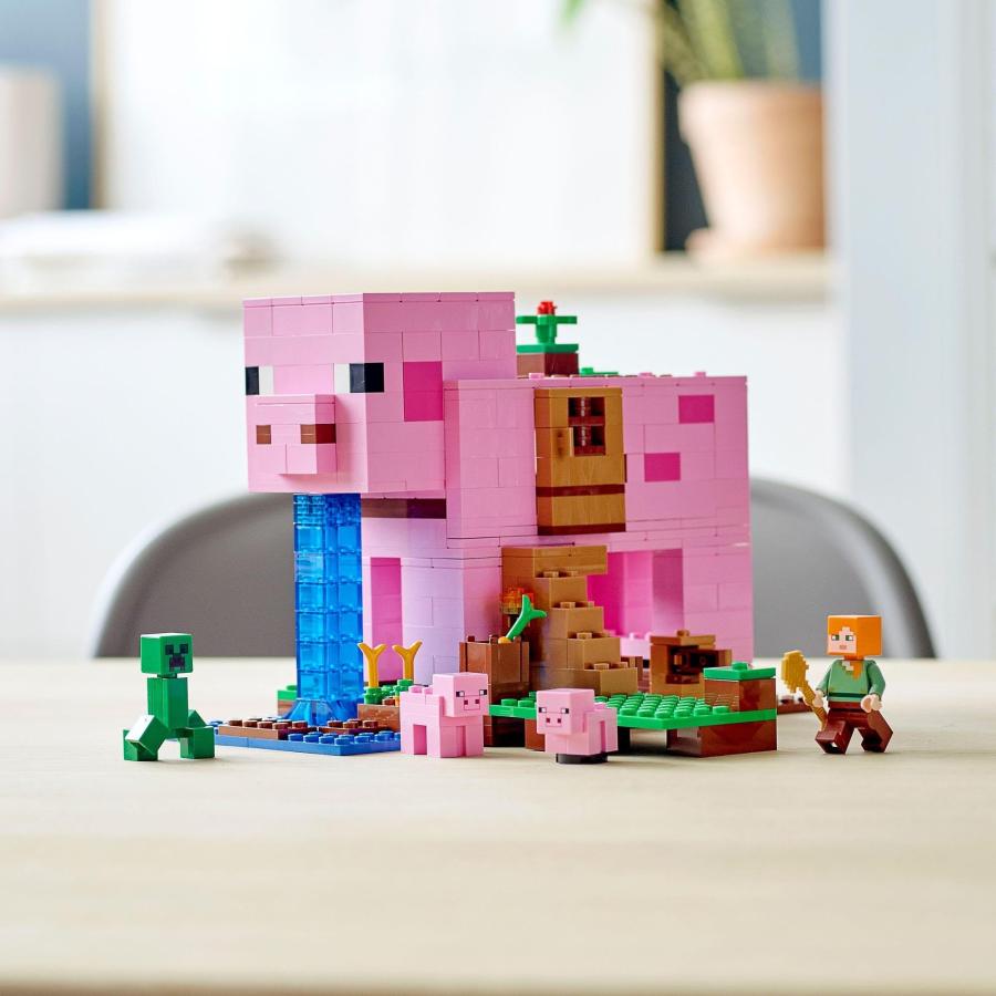 レゴ(LEGO) マインクラフト ブタのおうち 21170 おもちゃ ブロック クリスマスプの画像