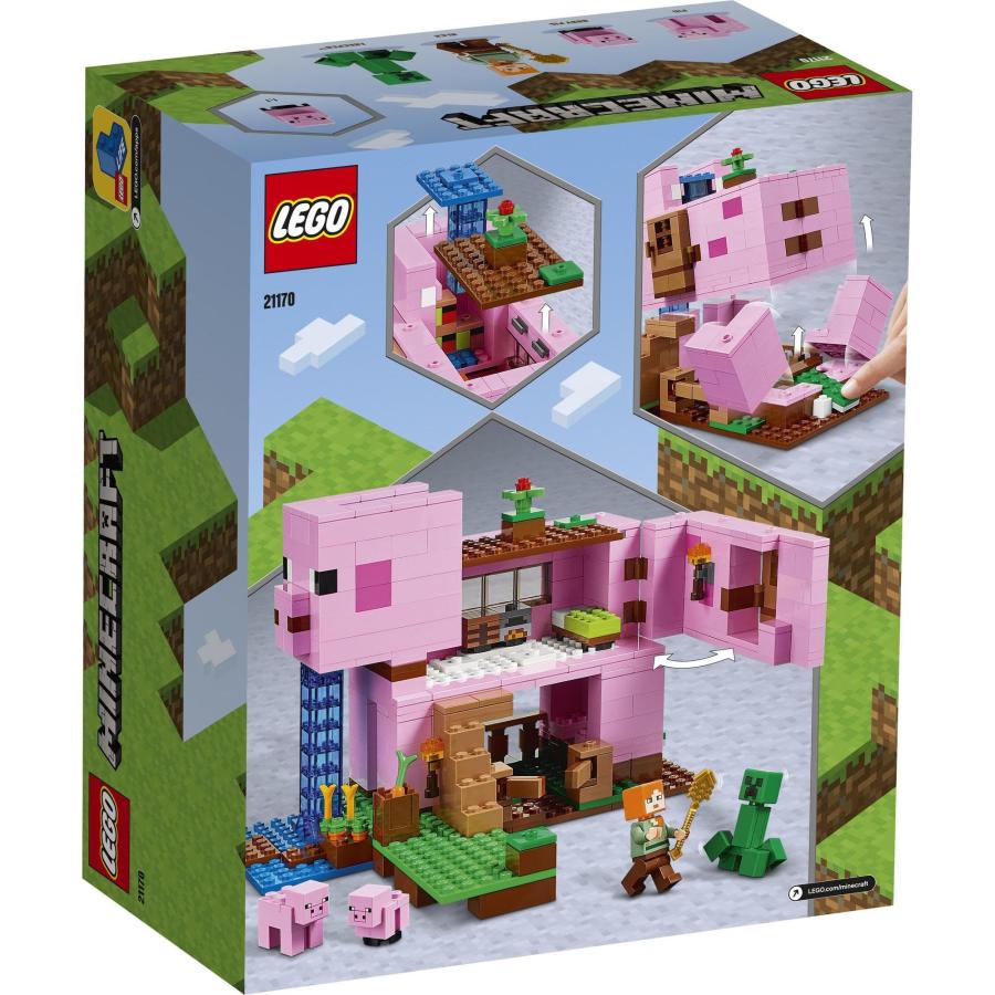 レゴ(LEGO) マインクラフト ブタのおうち 21170 おもちゃ ブロック クリスマスプの画像