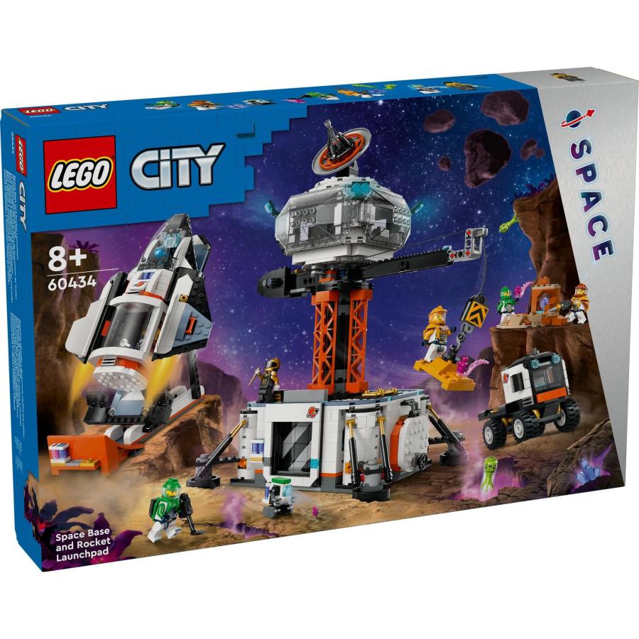 レゴ(LEGO) シティ 宇宙基地とロケット発射台 おもちゃ 玩具 プレゼント 誕生日