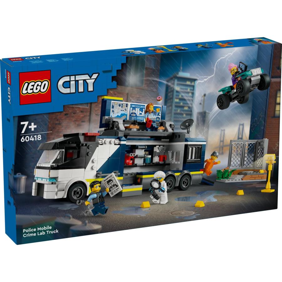 レゴ(LEGO) シティ ポリストラック犯罪ラボ おもちゃ 玩具 誕生日 プレゼント ブ_3