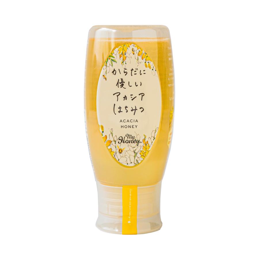 生はちみつ専門店 MY HONEY(マイハニー) アカシアハニー チューブボトル 500g×1 | 