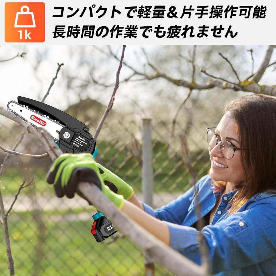 Seesii チェーンソー 充電式 ハンディチェーンソー ミニチェーンソー 電動ノコギ : スターワークス社 - 通販 - Yahoo!ショッピング