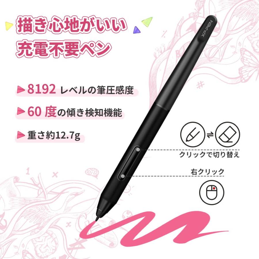 XPPen 液晶ペンタブレット 液タブ 21.5インチ IPSディスプレイ 視差
