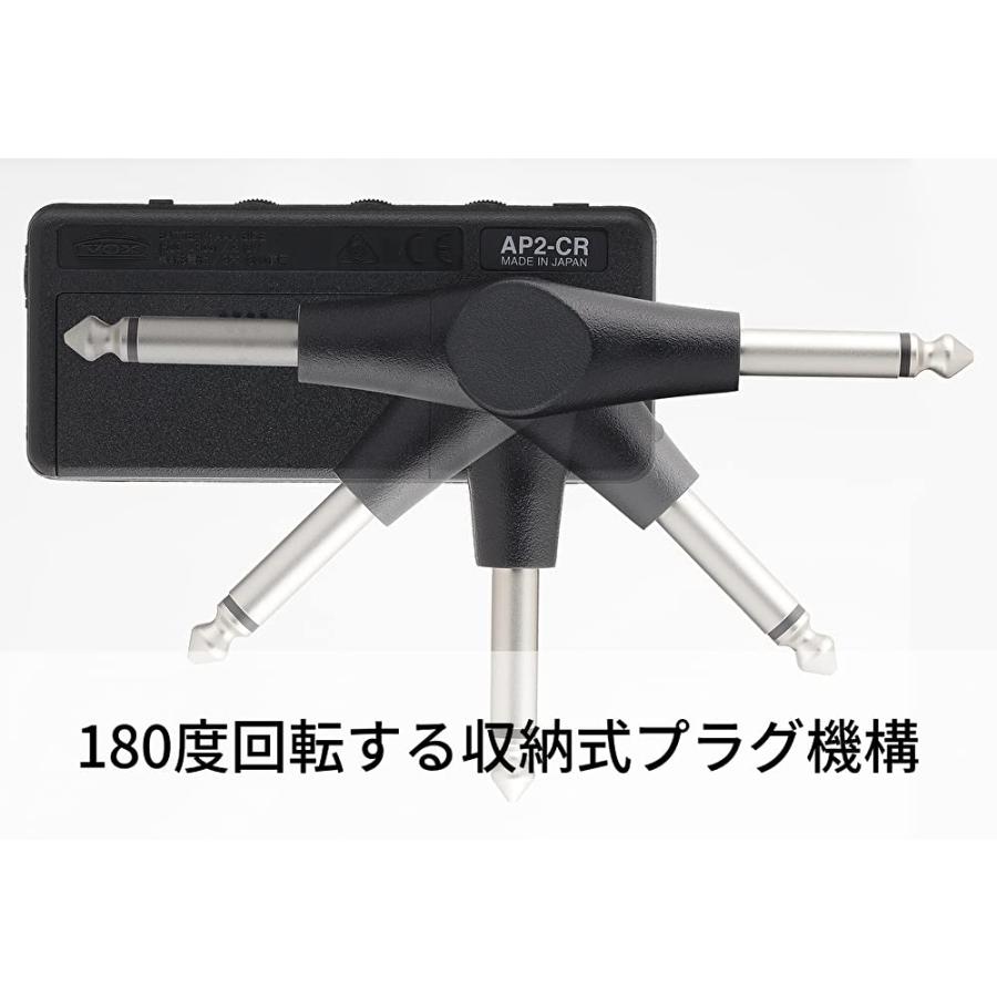 Vox ミニアンプ　clear 楽器用ヘッドホン付き VOX(ヴォックス) ギター用 ヘッドホンアンプ amPlug2 Clean 小型